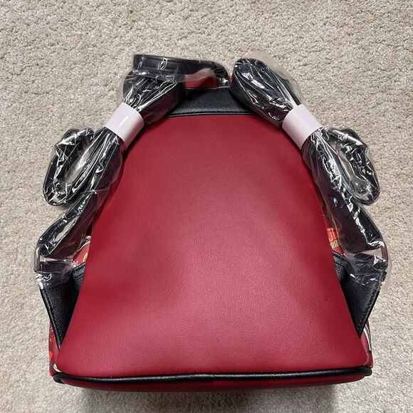 NEW A Christmas Story Leg Lamp Mini Backpack Loungefly Red Holiday Christmas Tag - Picture 3 of 12